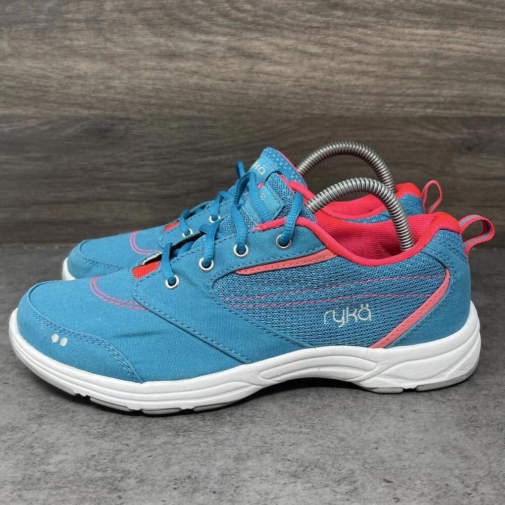 RYKA Teanna V1 Sneakers Womens Size 7 Teal Blue Pink